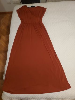 Vestido detalle drapeado (Mango)