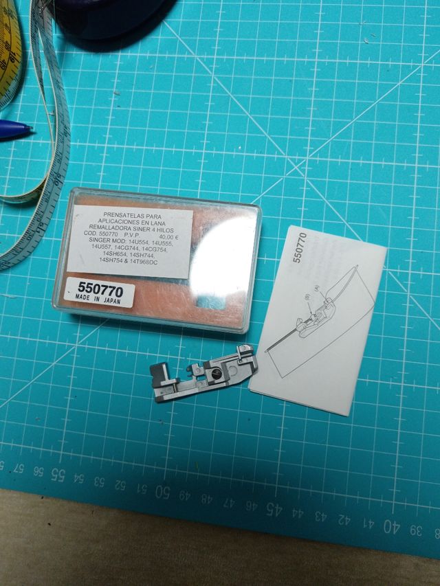 Prensatelas remalladora singer