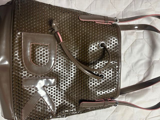 Bolsa Donna Karan em castanho verde