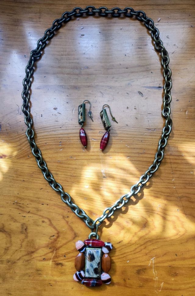 Conjunto Bisutería Animal Print