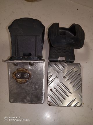 Pedales rastrales adaptadores 