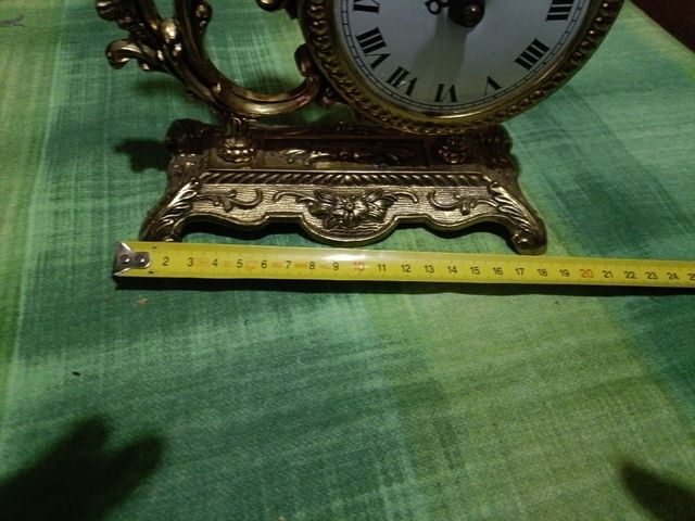 Reloj antiguo de bronce marta Peris