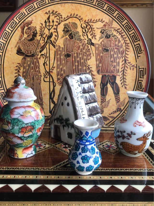 lote Porcelanas antiguas de coleccion