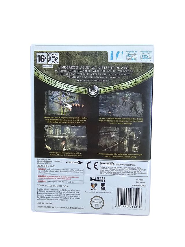 Wii Tomb Raider Underworld Jogo de vídeo para Nintendo