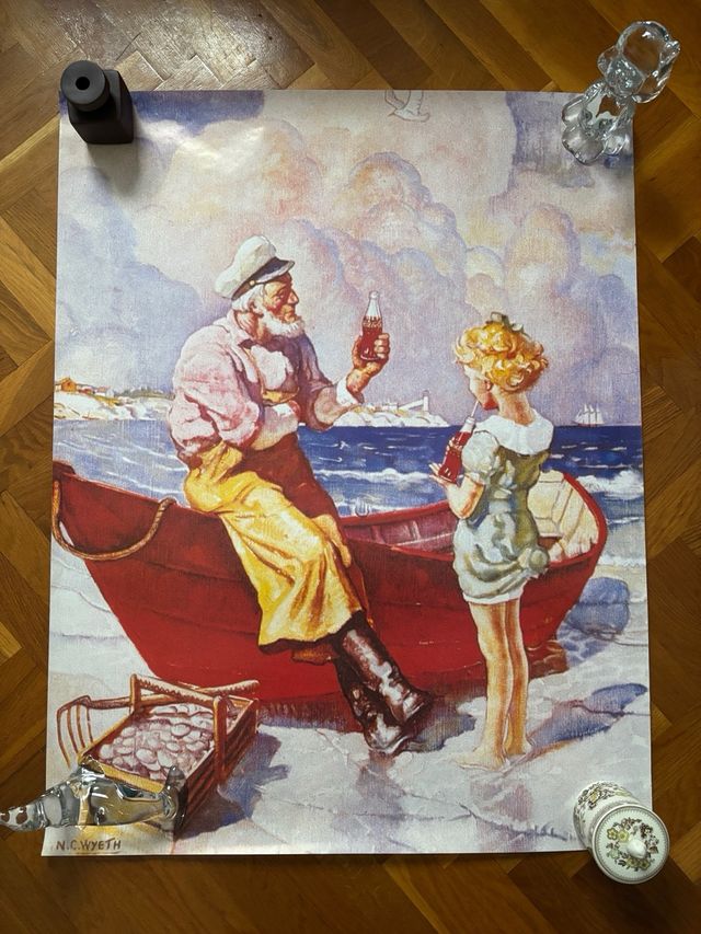 Póster Coca Cola Sea Capitan