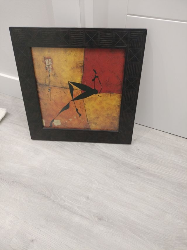 Pareja de cuadros etnicos