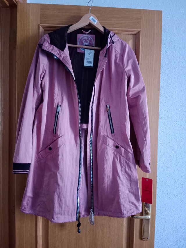 Cazadora entretiempo t42 rosa