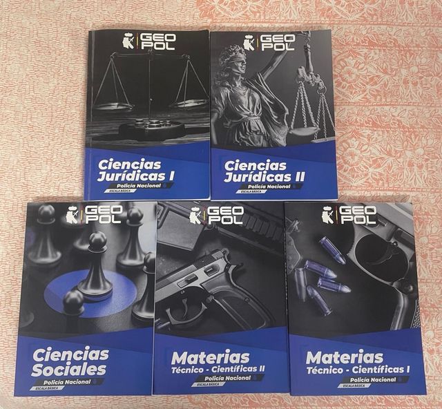 Libros para la oposión de policía nacional