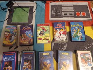 lote 14 peliculas disney VHS y otros dib
