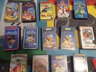 lote 14 peliculas disney VHS y otros dib