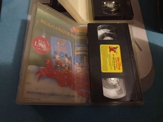 lote 14 peliculas disney VHS y otros dib