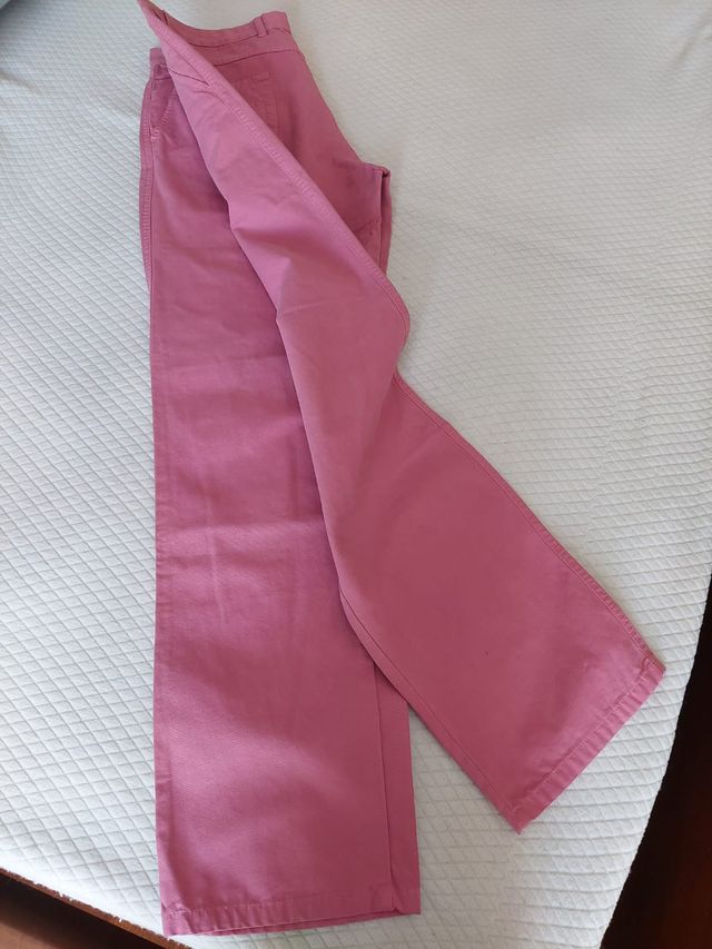 Pantaloni in cotone, lilla, TG 54