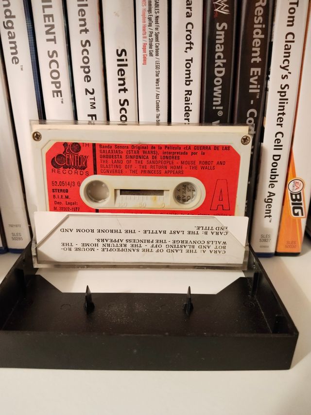 cassete la guerra de las galaxias v2