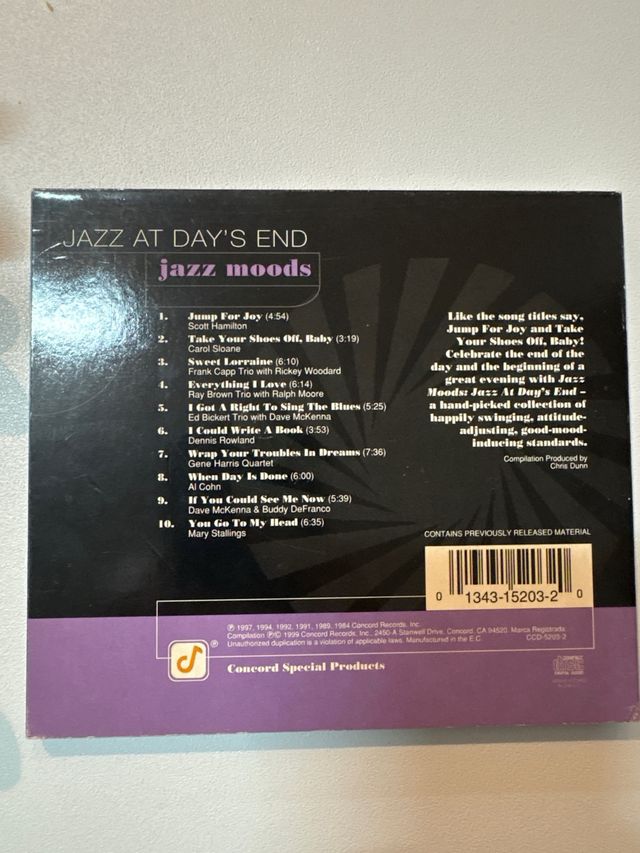 CD Jazz at day’s end