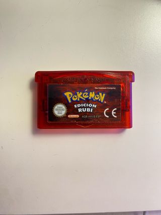Pokemon Edición Rubí Nintendo DS y Gameboy Advance