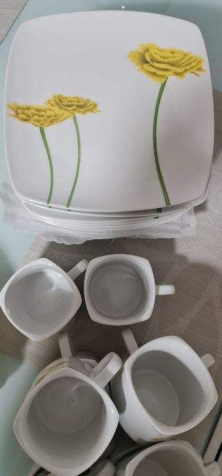 Juego de vajillas porcelana