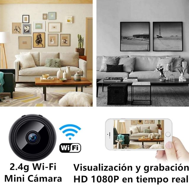 Mini cámara espía 1080p.