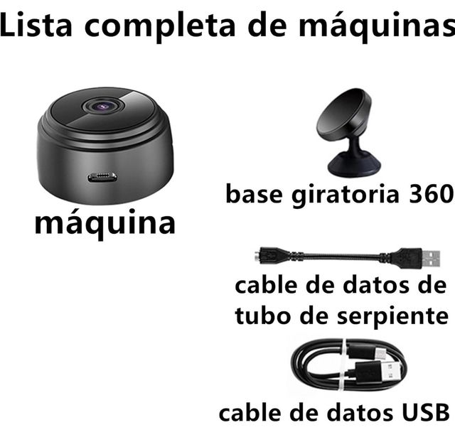 Mini cámara espía 1080p.