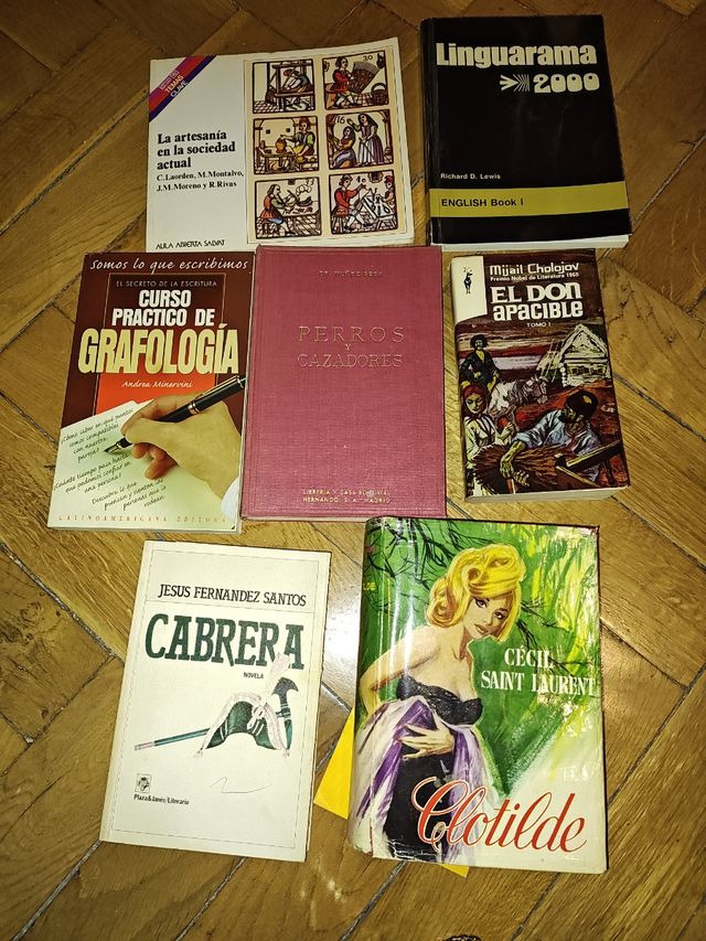 Revistas libros antiguos