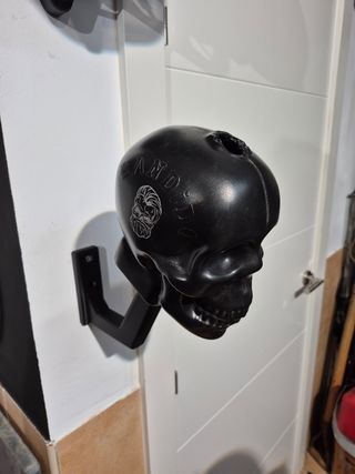 Soporte casco moto perchero 