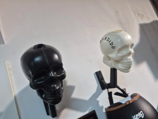 Soporte casco moto perchero