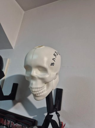 Soporte casco moto perchero