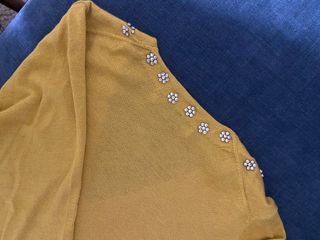 Cardigan punto abalorios Zara