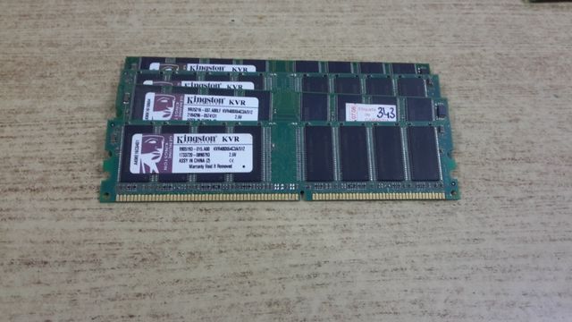RAM DDR KINGSTON KVR400X64C3A/512 (4 MOD de 512MG)