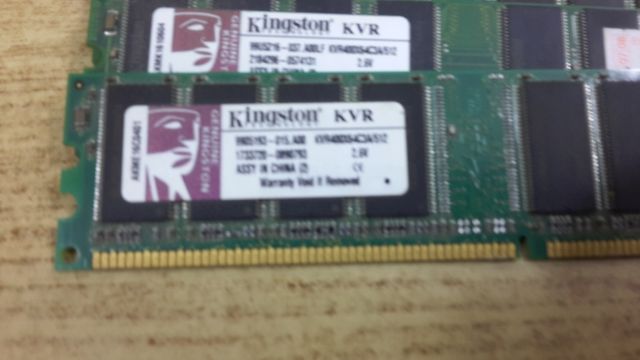 RAM DDR KINGSTON KVR400X64C3A/512 (4 MOD de 512MG)