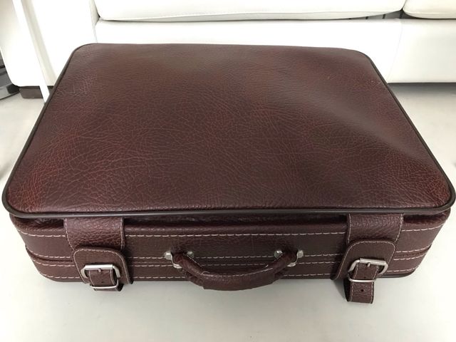 MALETA GRANDE MARRÓN VINTAGE