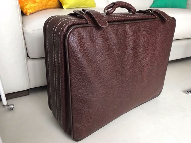 MALETA GRANDE MARRÓN VINTAGE