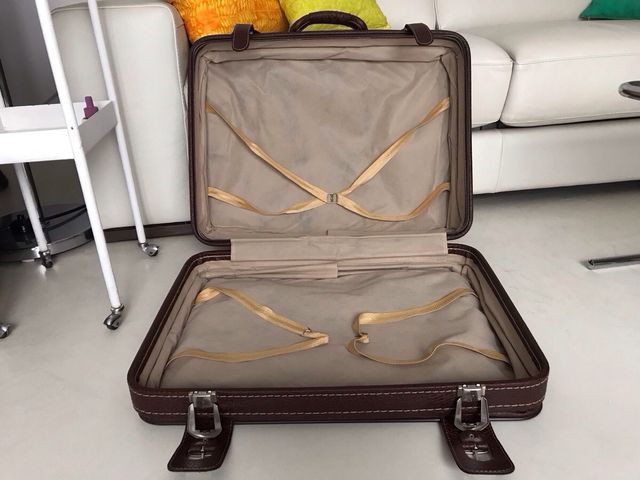 MALETA GRANDE MARRÓN VINTAGE