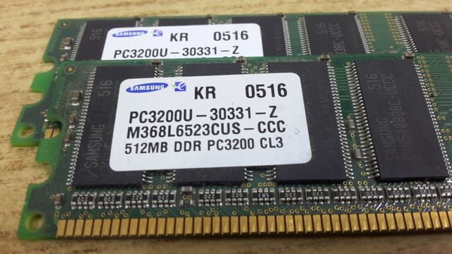 RAM DDR SAMSUNG 512 MEGAS M368L6523CUS-CCC (2 MODU