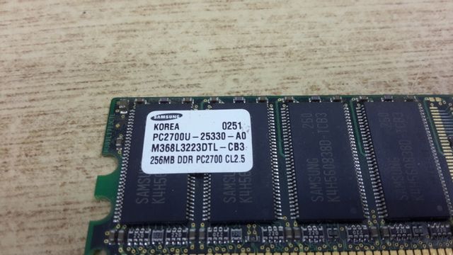 RAM DDR SAMSUNG 512 MEGAS M368L6523CUS-CCC (2 MODU