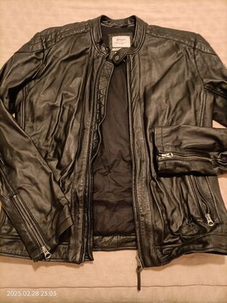 Cazadora piel chico