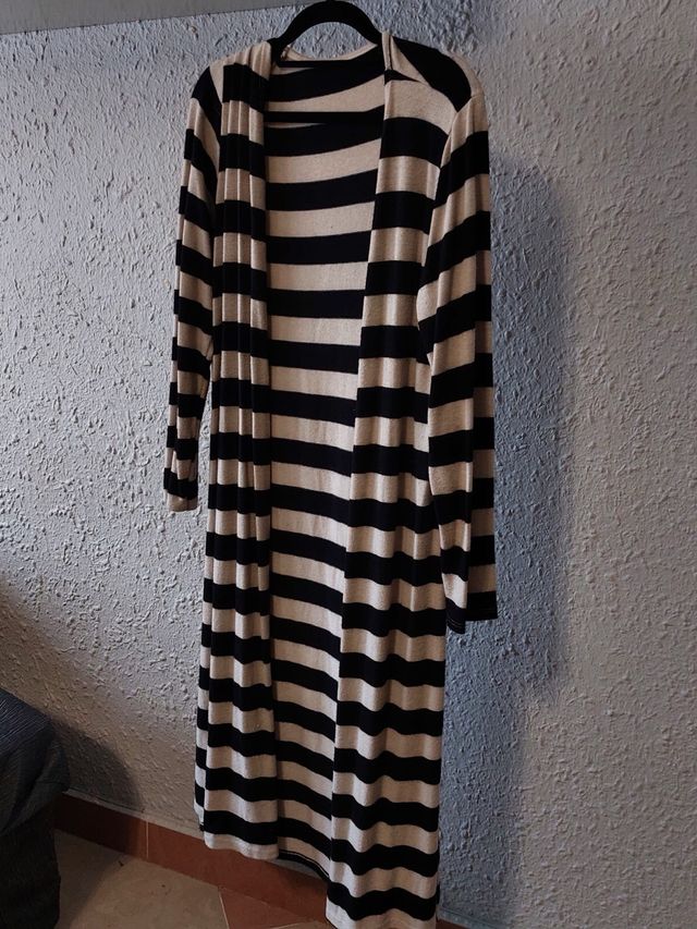 Chaqueta de punto larga