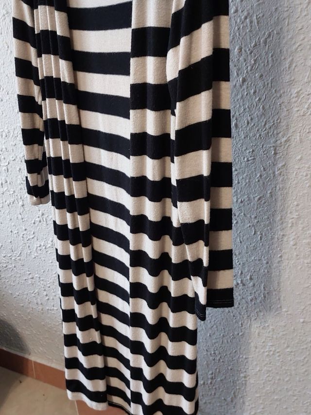 Chaqueta de punto larga