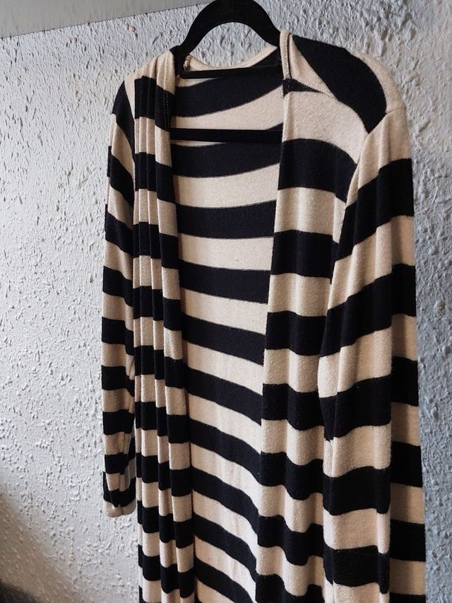 Chaqueta de punto larga