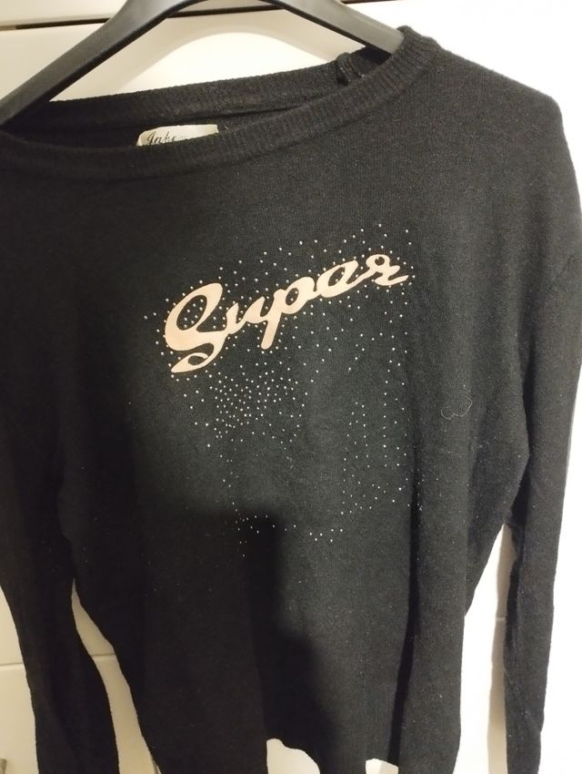 Lote de dos jerseys negros y un vestido