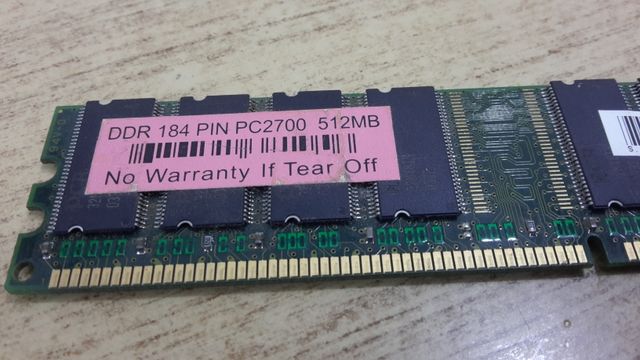 RAM DDR 256 MEGAS (3 MODULOS PC 2700) SAMSUNG