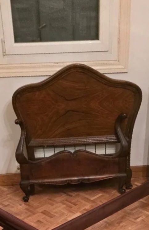 Cama madera 180 x 80 cabeceros y montantes