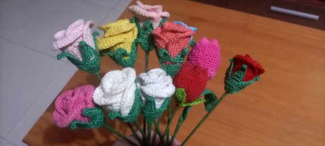 Flores de ganchillo 