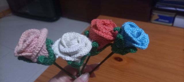 Flores de ganchillo 