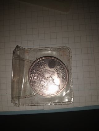 Moneda de plata 2000 pesetas 