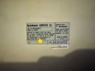 Ordenador vintage Twinhead superset 400 CPU 80286