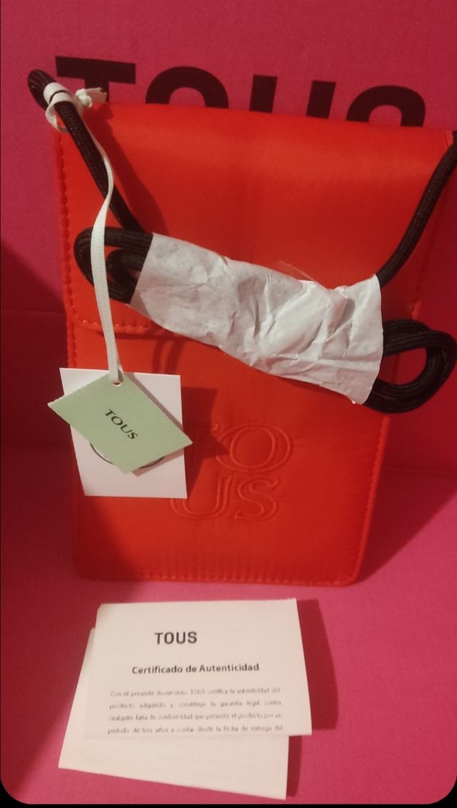 Bolso porta móvil TOUS Coral