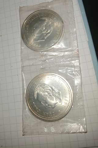 Monedas plata 2000 pesetas 