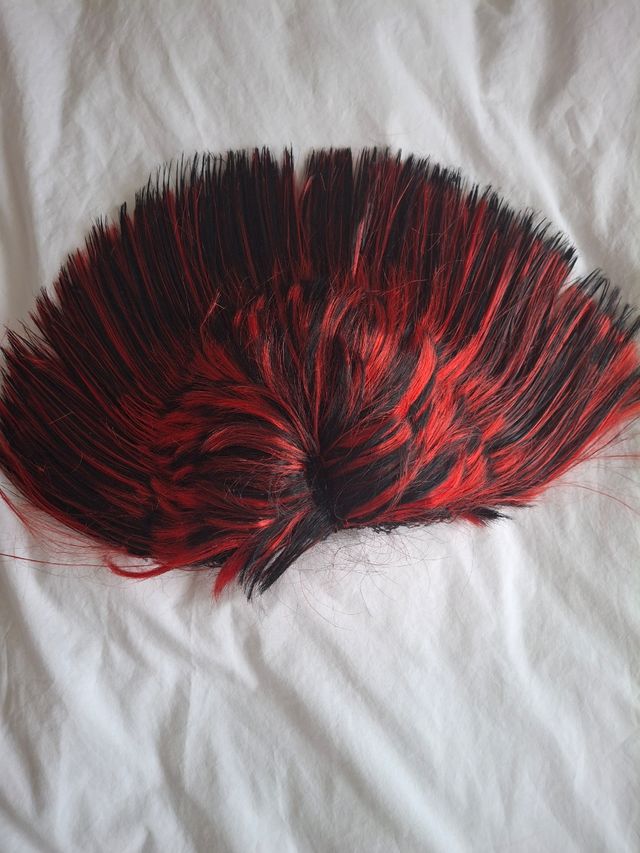 Peluca cresta punk