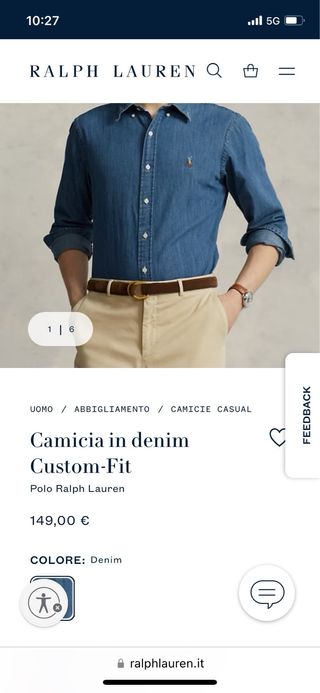 Camicia ralph lauren