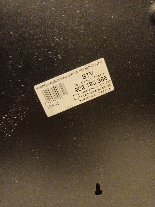 Buzón cesta publicidad